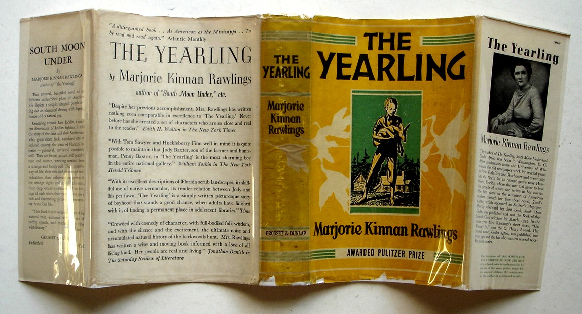The Yearling Book Review The Yearling By Marjorie Kinnan Rawlings 1st Edition 1938 From