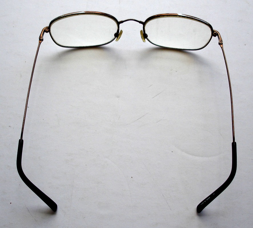 B.U.M. BUM Westin 53 19 145 Gold Brown Eyeglasses Frame Case